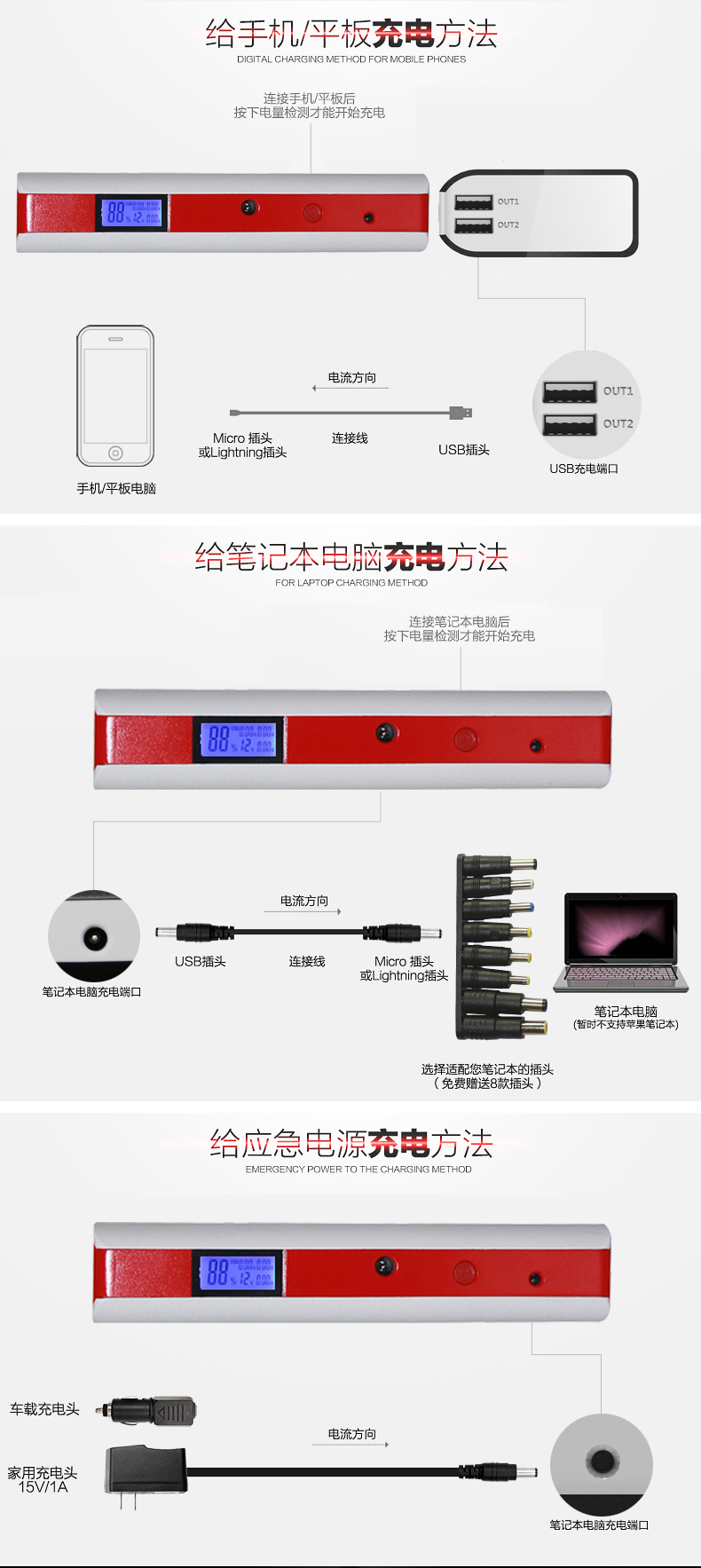 汽车应急启动电源有哪些功能？